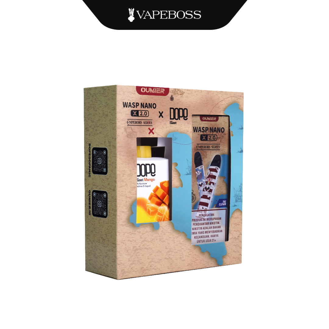 Oumier Wasp Nano X 2.0 Emperors Series Pod Kit X Dope Blast