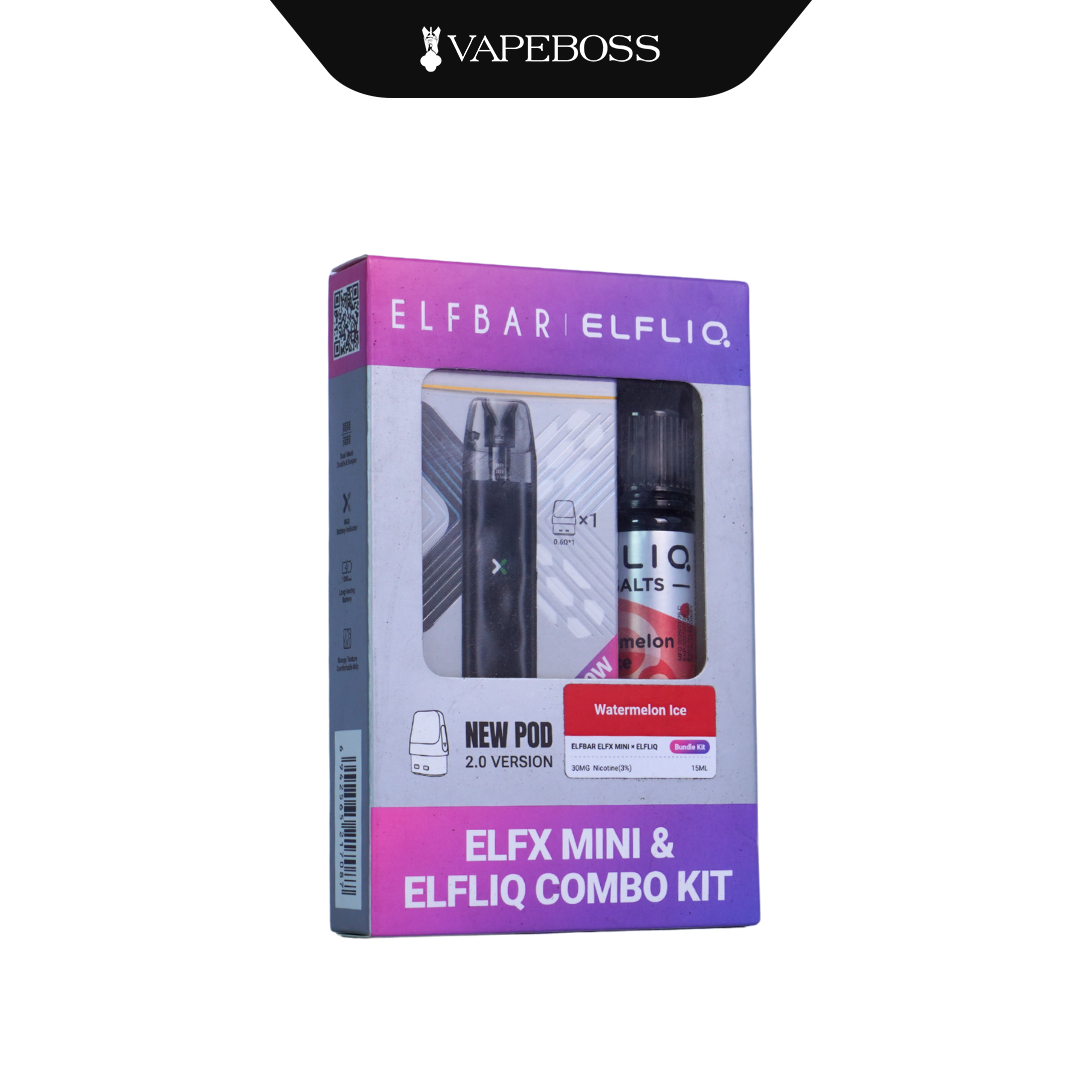 Open System Elfbar Elf X Mini & Elfliq Combo Pod Kit