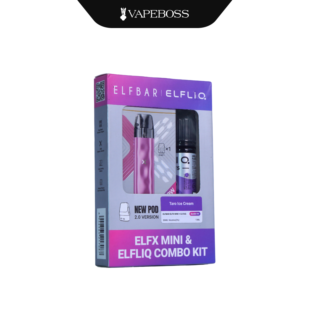 Open System Elfbar Elf X Mini & Elfliq Combo Pod Kit