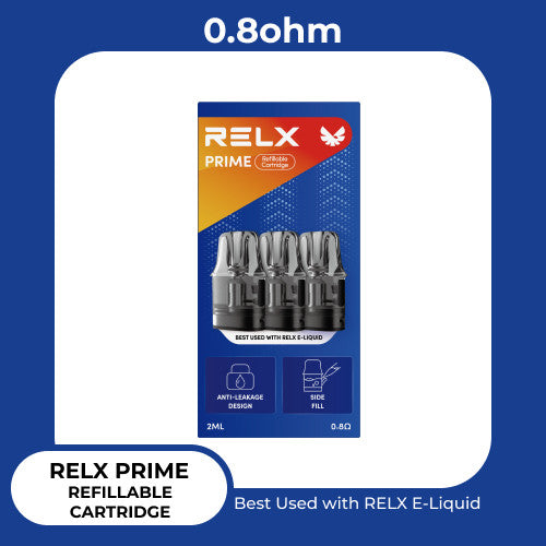 Cartridge Relx Prime 2ml Refillable Authentic