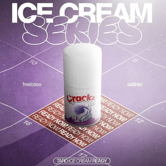 Tetra Crackz Ice V6 Taro Ice Cream 60ml by Tetra x Vape On | Liquid Freebase