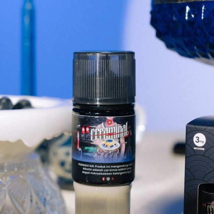 Creaminal Japanese Blueberry Pudding 60ml by Badass x Unwise