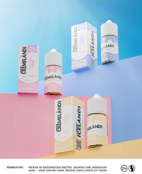 Cremelands Cream Salt 30ML 30MG by Move Juice | Liquid Saltnic