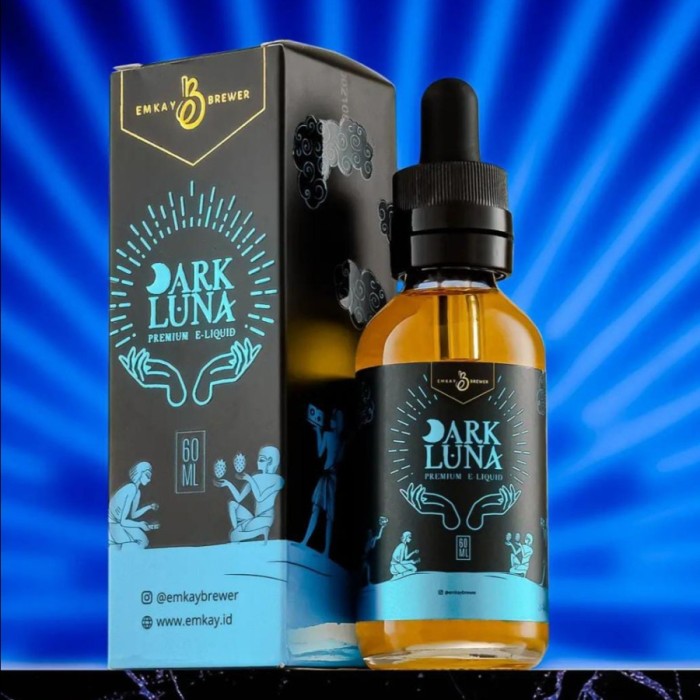 Dark Luna Strawberry Graham Cheesecake 60ml by Emkay Brew | Liquid Freebase