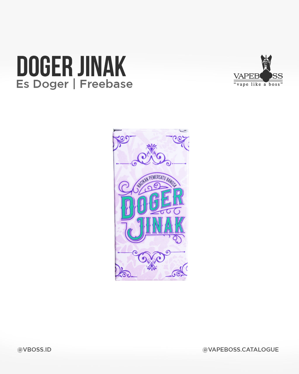 Doger Jinak 60ml by Koko Sarang x Mildos | Liquid Freebase