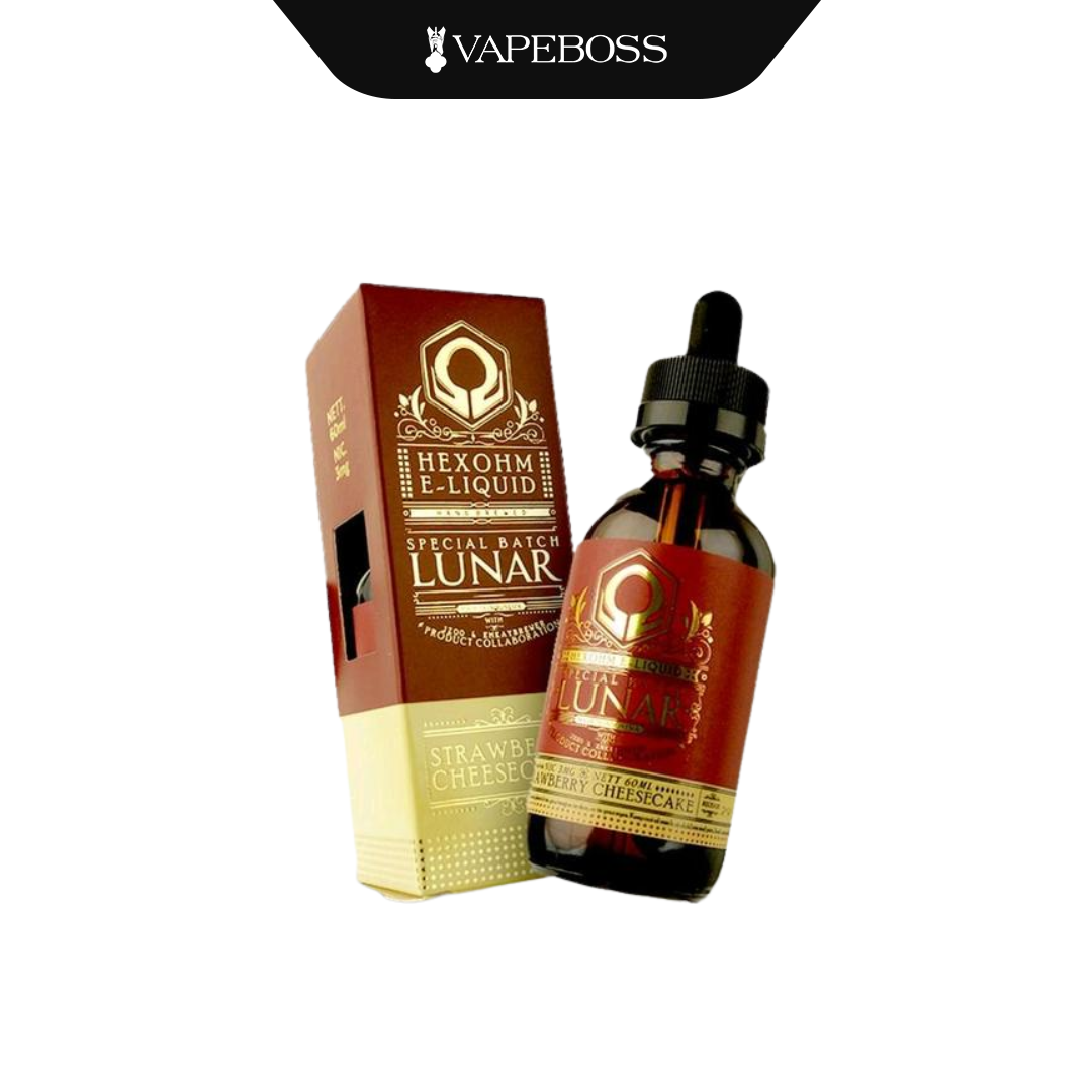 Hexohm Lunar Special Batch Strawberry Cheesecake 60ml by Hexohm x Vape Zoo x Emkay
