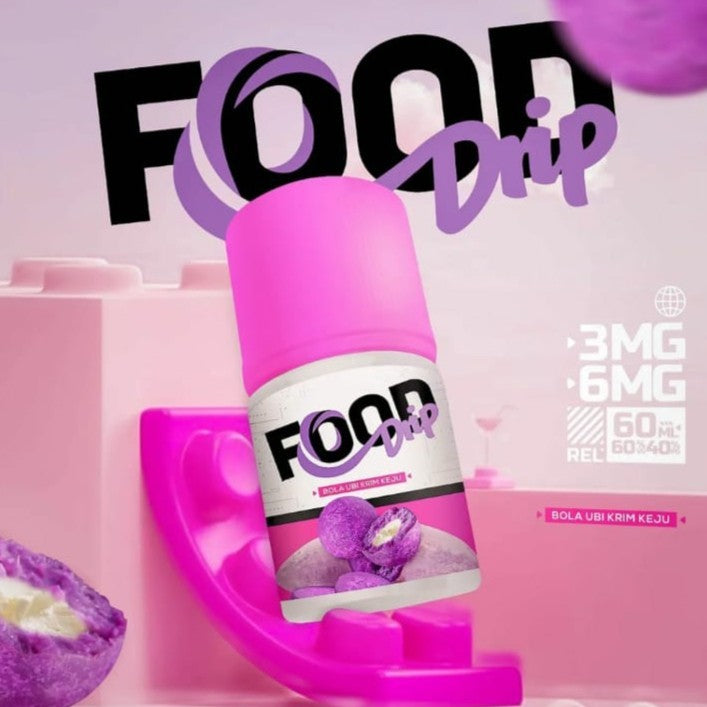 Food Drip V2 Bola Ubi Krim Keju 60ml by DND | Liquid Freebase