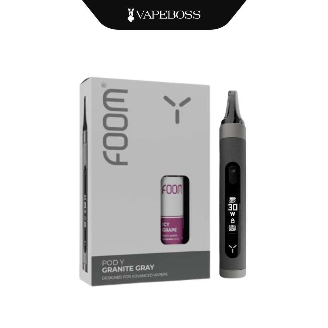 Foom Pod Y Series Bundling Liquid Foom Salt Nic 15ML Kit by Foom Lab Global