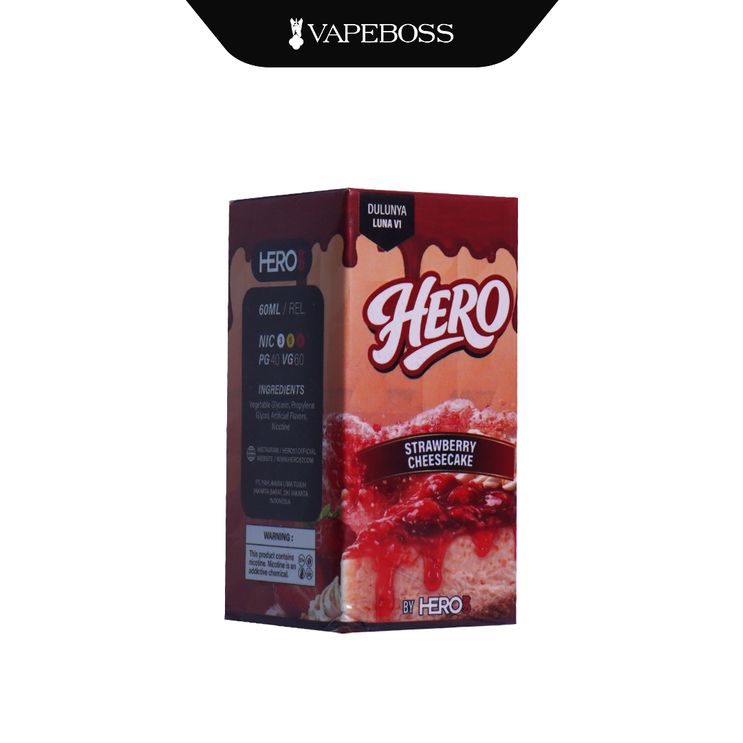 Hero 57 Hero Strawberry Cheesecake 60ml Freebase I Liquid Freebase
