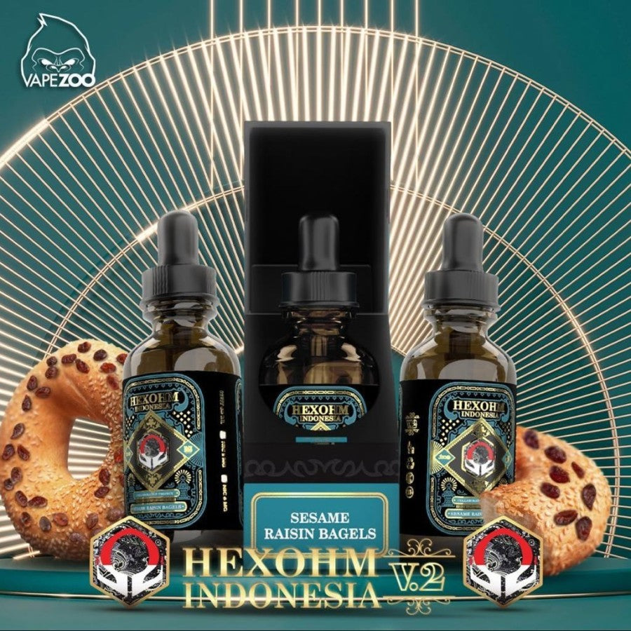 Hexohm V2 Sesame Raisin Bagels 60ml Cukai