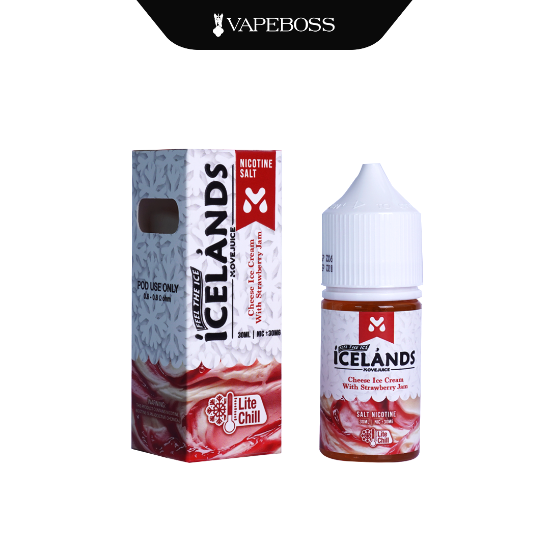 Move Juice Icelands Ice Cream Series Salt Nicotine I Liquid Saltnic