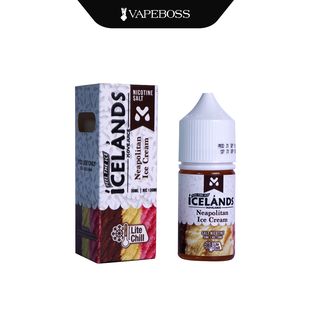 Move Juice Icelands Ice Cream Series Salt Nicotine I Liquid Saltnic