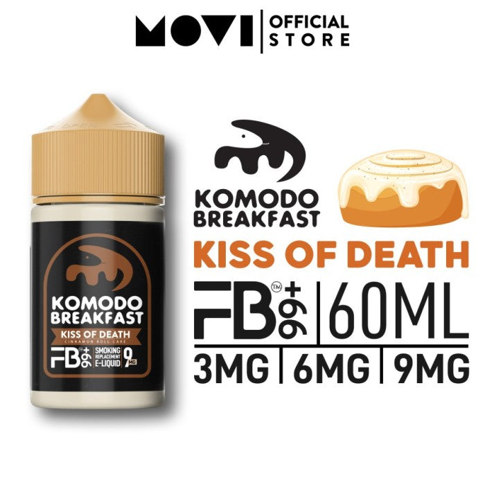 Komodo Breakfast Kiss Of Death FB99+ 60ml by Movi | Liquid Freebase