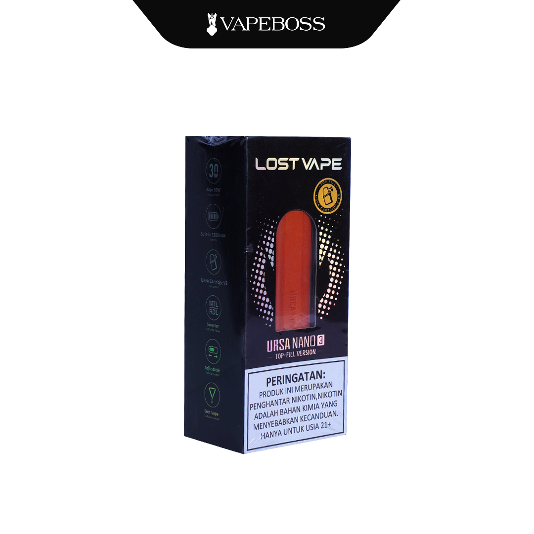 Open System Lost Vape Ursa Nano 3 Pod Kit