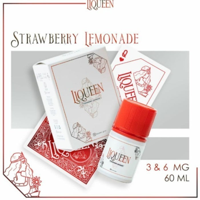 Liqueen Strawberry Lemonade 60ml by Gow Project | Liquid Freebase