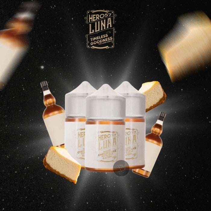 Luna V3 Baked Cheesecake Rum Raisin 60ml By Hero57