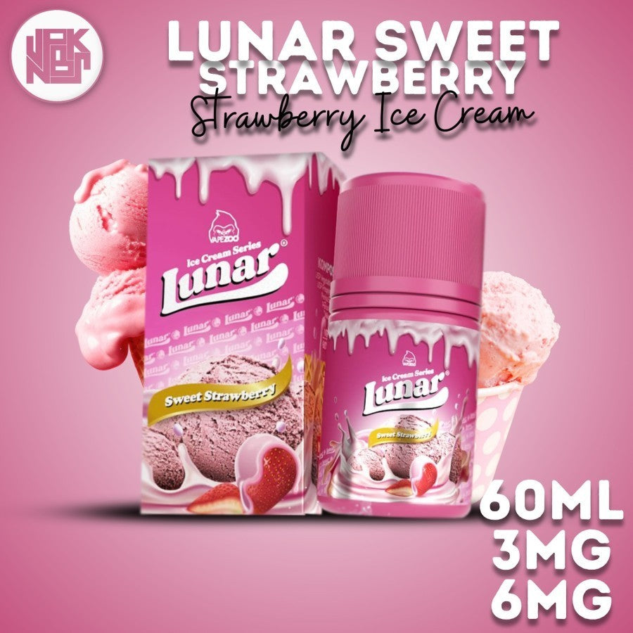 Lunar Ice Cream Series Sweet Strawberry 60ml by Vapezoo