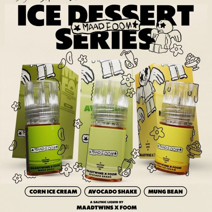 Maad Foom Ice Dessert Series Avocado Shake 30ml By Foomlab