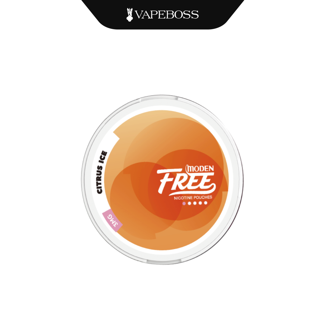 Moden Free Nicotine Pouch Pack Of 18 Citrus Ice 3mg