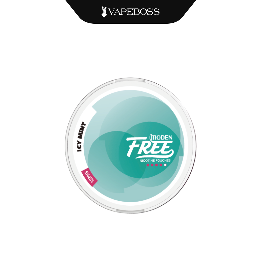Moden Free Nicotine Pouch Pack Of 18 Icy Mint 12mg
