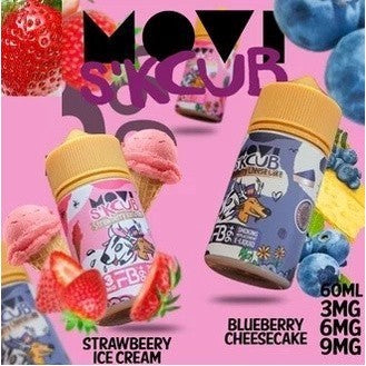 Movi S'kcub Skcub Strawberry Ice Cream FB99+ 60ml by Movi | Liquid Freebase