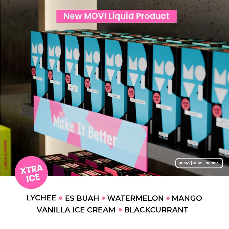 Movi Nicsalt Xtra Ice Series 30ml by Movi | Liquid Saltnic Fruity