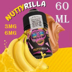 Nuttyrilla Peanut Butter Chocolate Banana 60ml by IJC | Freebase Liquid