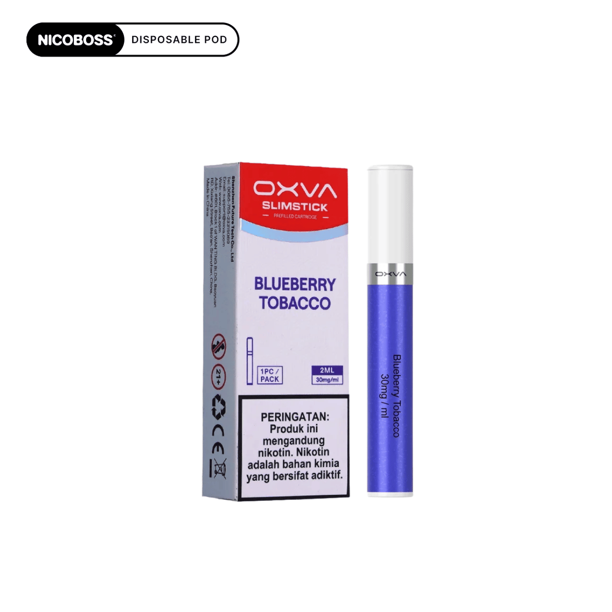 Oxva Slimstick Prefilled Cartridge 2ML 30MG