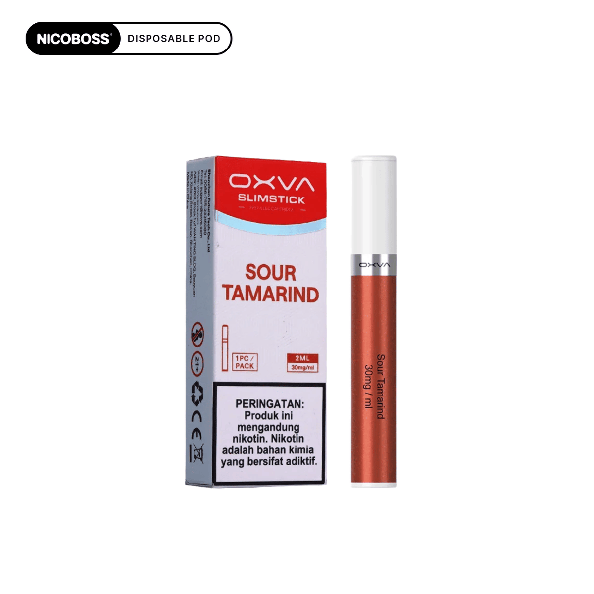 Oxva Slimstick Prefilled Cartridge 2ML 30MG
