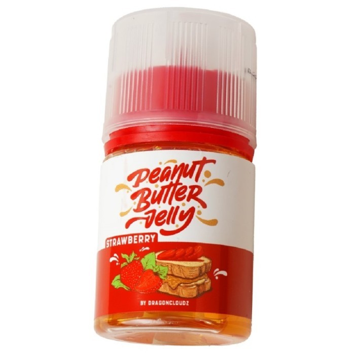 Peanut Butter Jelly Strawberry 60ml by Dragon Cloudz | Freebase Liquid   Vapeboss