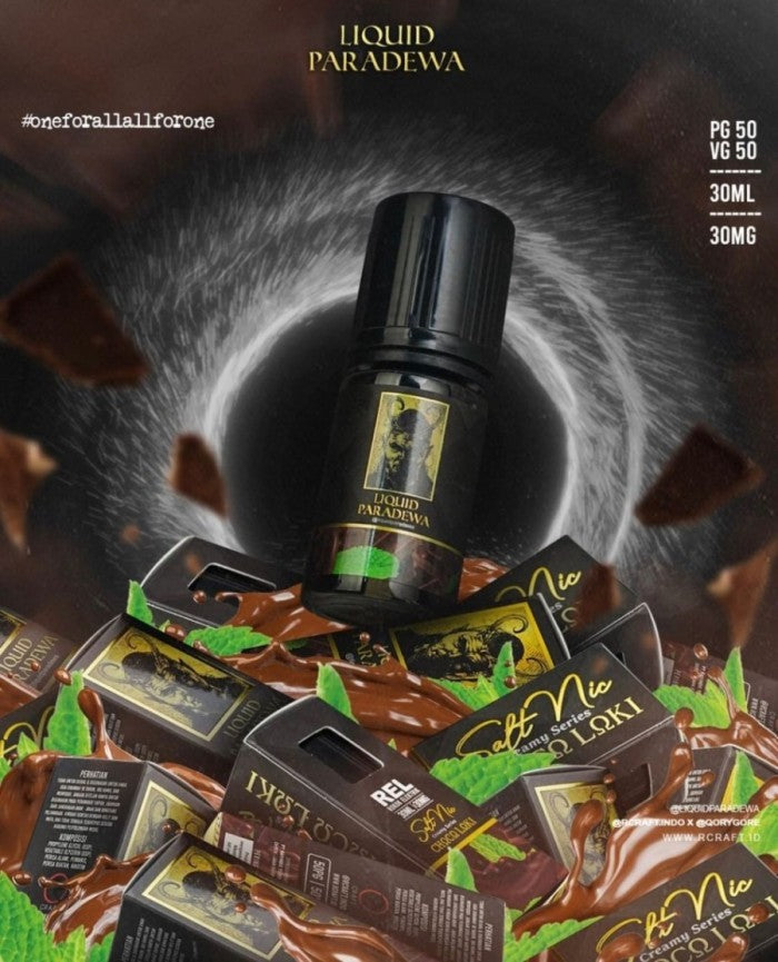 Paradewa Choco Loki 30ml Salt by Rcraft x Qorygore