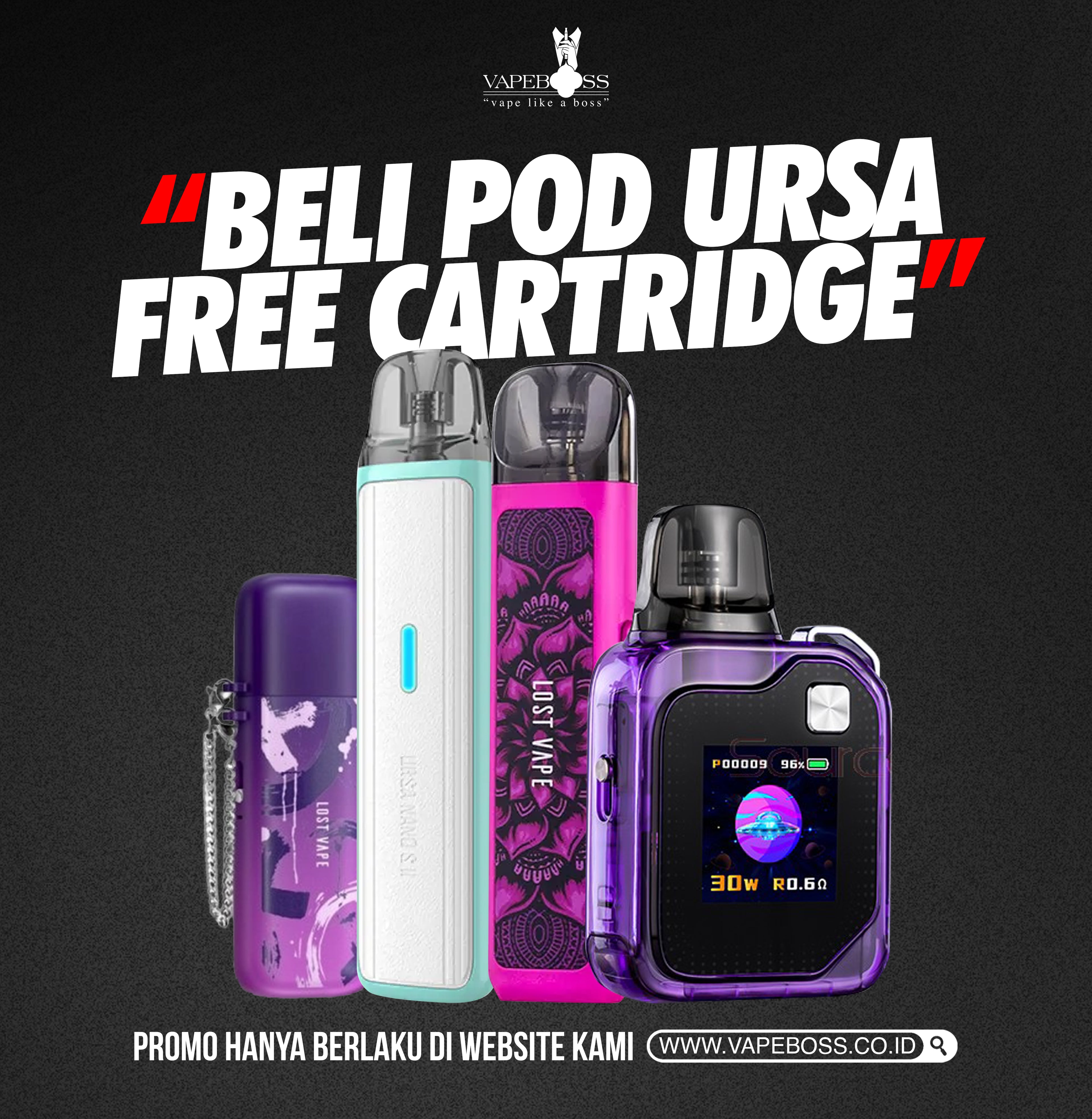 Promo Ursa Nano Pod Free Cartridge Ursa Nano V2