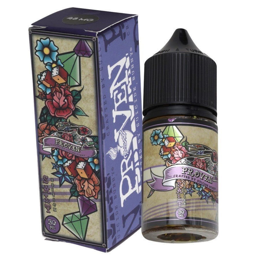Proven Iced Strawberry Vanilla Custard 30ml Saltnic by Suicide Bunny x Creative Labz