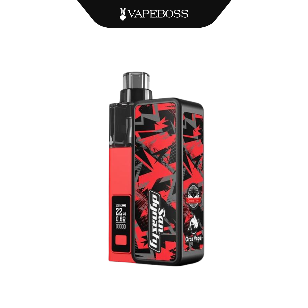 San Dynasty Pod Kit by Gerobak Vapor x San AIO x Orca Vape