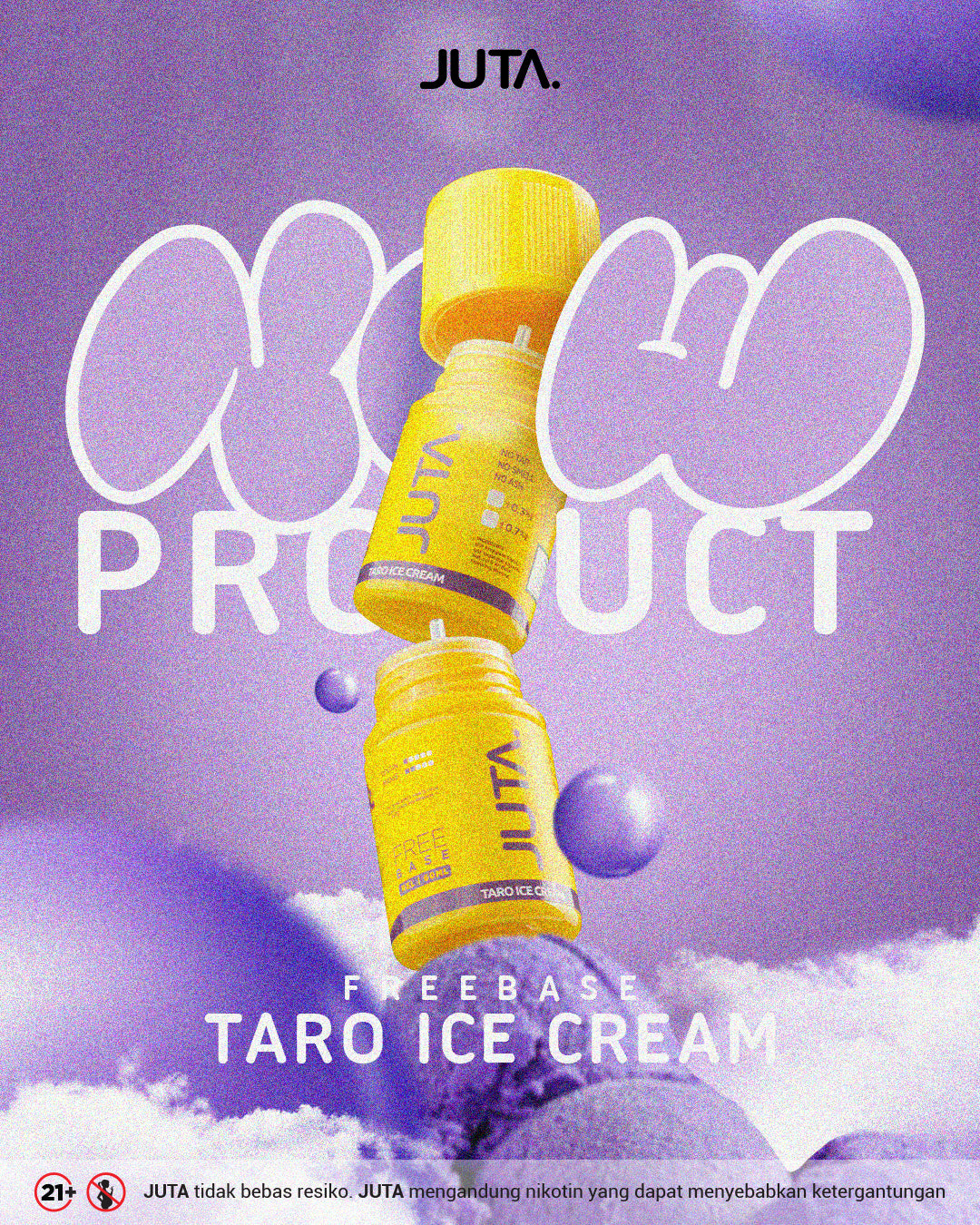 Juta Taro Ice Cream 60ml by RSR Brew | Liquid Freebase Vapeboss Juta Taro Ice Cream 60ml by RSR Brew | Liquid Freebase Vapeboss