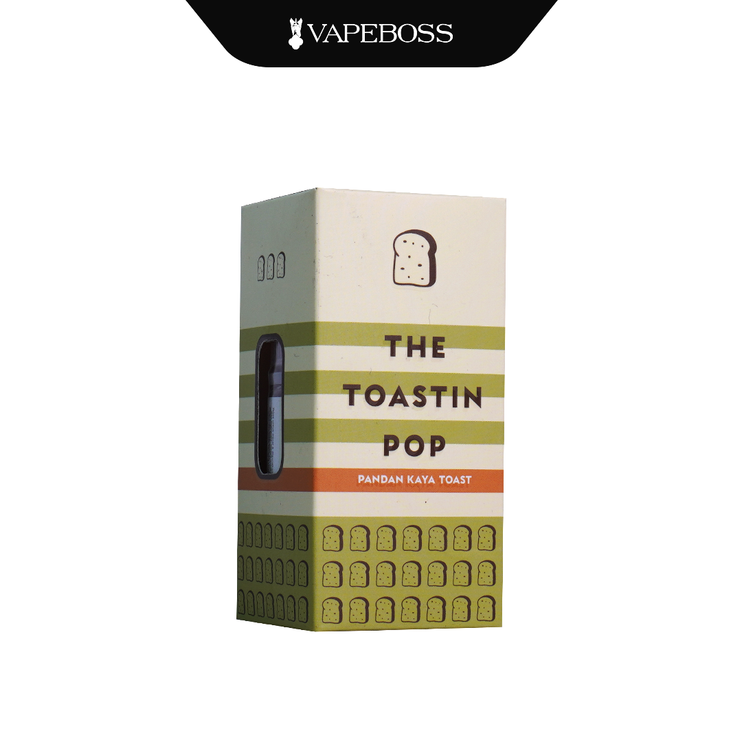 The Toastin Pop Pandan Kaya Toast 60ml Freebase l Liquid Freebase