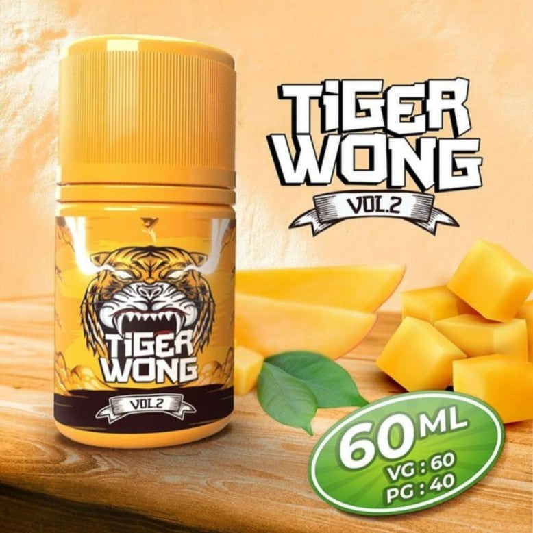 Tiger Wong V2 Mango Blast 60ML by Baim Wong X JVS X Vapezoo
