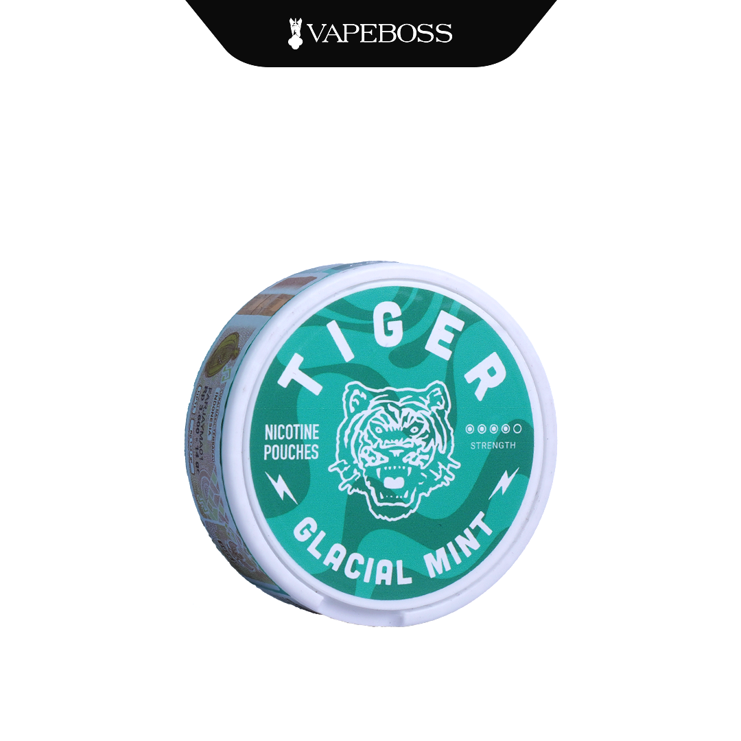 Tiger Nicotine Pouch Pack Of 20 Glacial Mint 12mg