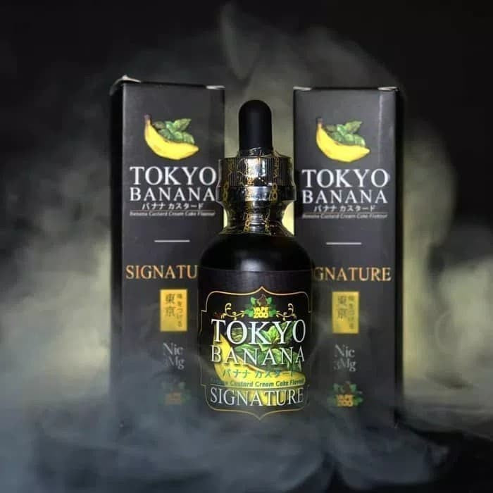 Tokyo Banana Signature Banana Custard Cream Cake 60ml by Vapezoo | Liquid Freebase