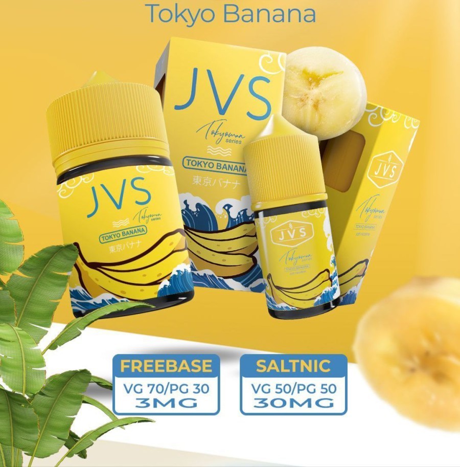 Tokyoman Tokyo Banana 60ml by JVS | Freebase Liquid