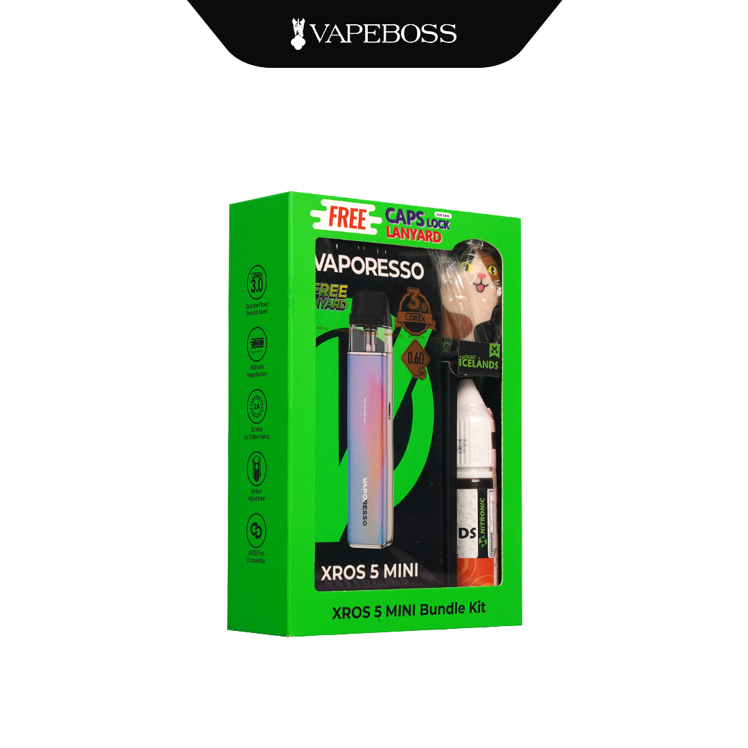 lanyard vaporesso xros 5 Mini Pod Kit FLAVORS::Blueberry Lemonade lighting: Kits What's the Difference Between