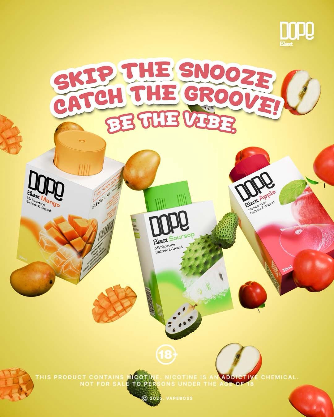 Dope Series Fruty 30ml Salt Nic| Saltnic – Vapeboss