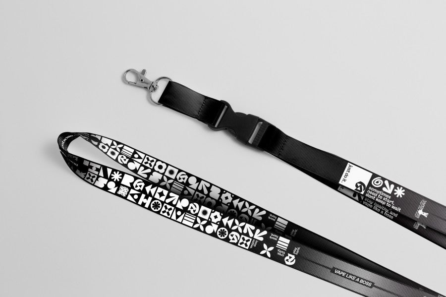 Kalung Lanyard Vapeboss Printing