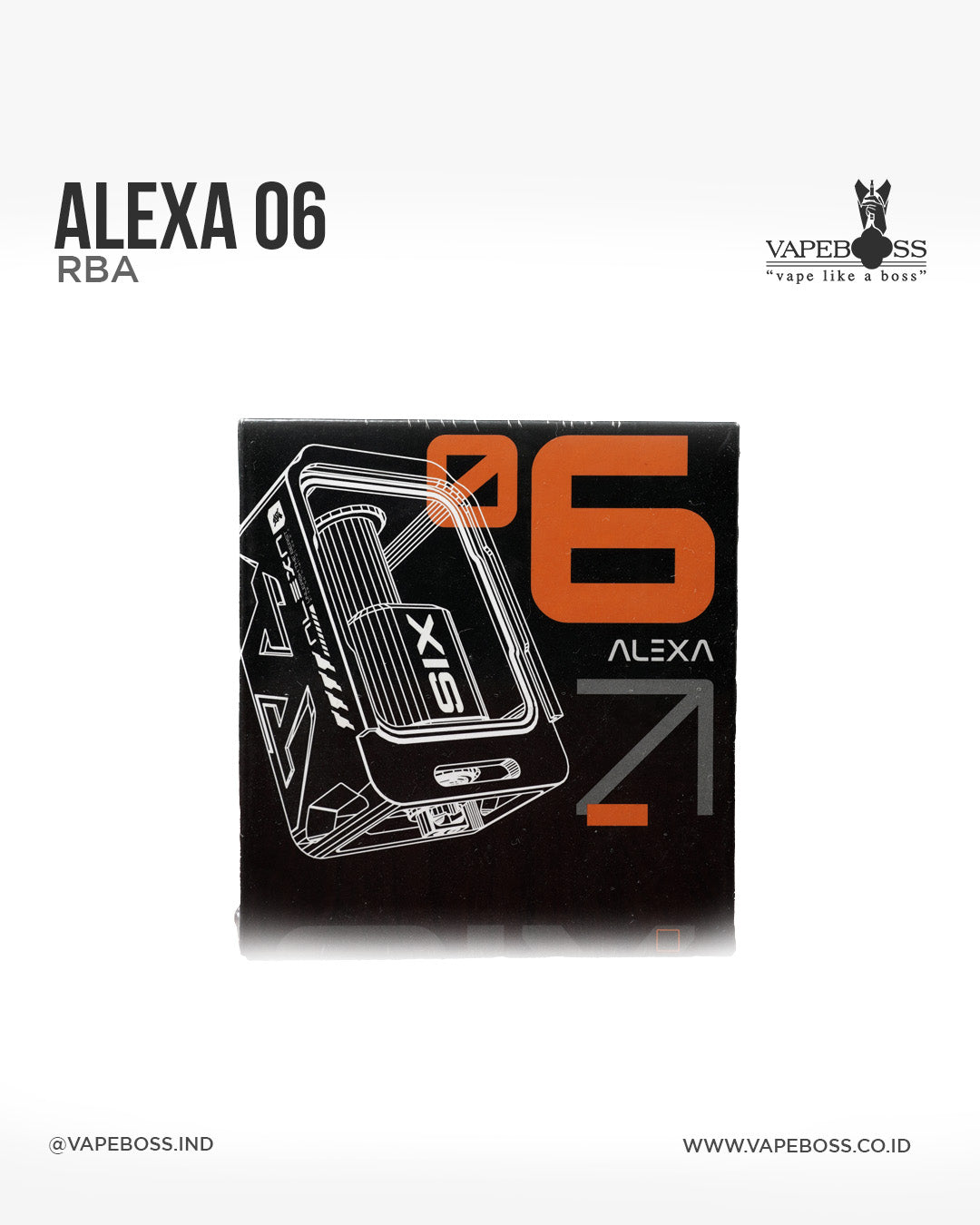 Alexa Rba RBA Alexa The Six Authentic by Alexa x Inhale – Vapeboss