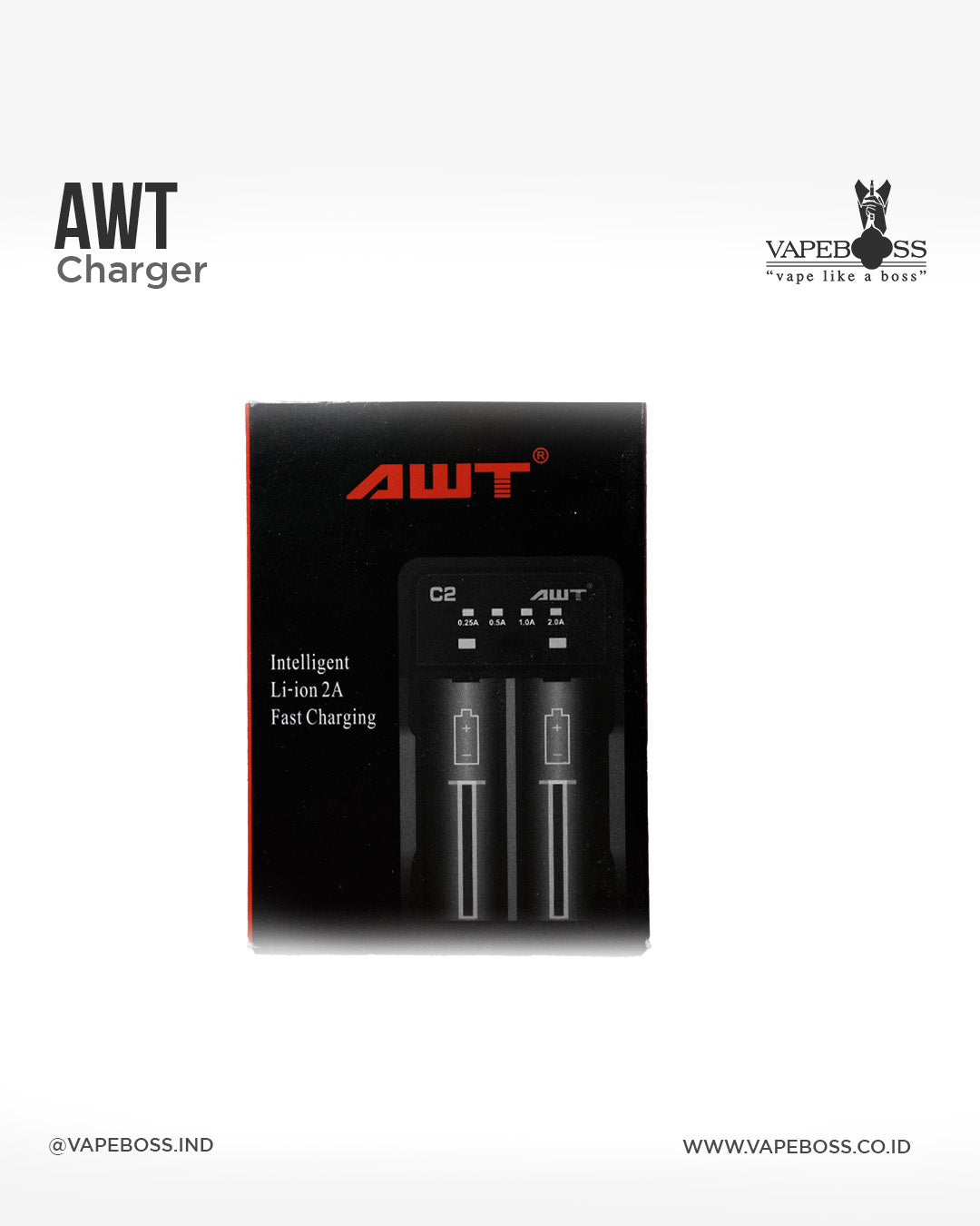 Charger Awt C2 2A 2 Slot Authentic