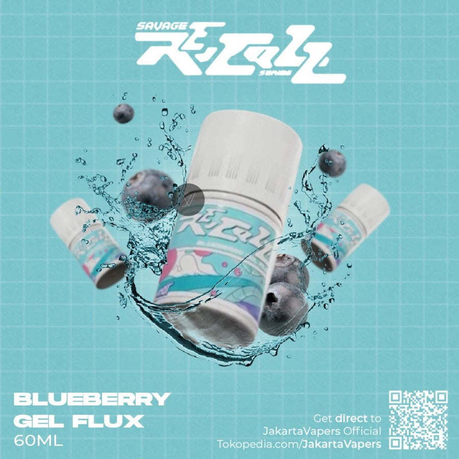Savage Recall Blueberry Gel Flux 60ml 3mg
