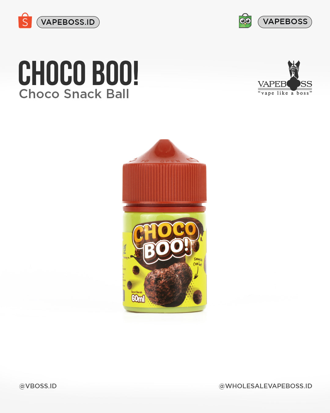 Choco Boo Snack Coklat 60ml by Elf x FVS