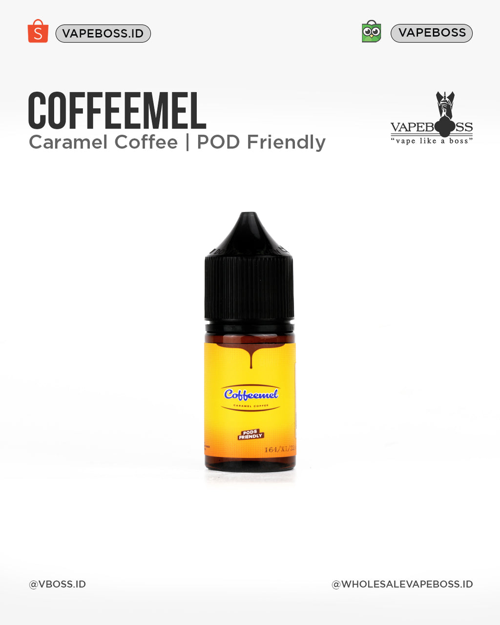 Emkay Coffeemel Pods Friendly 30ml Cukai