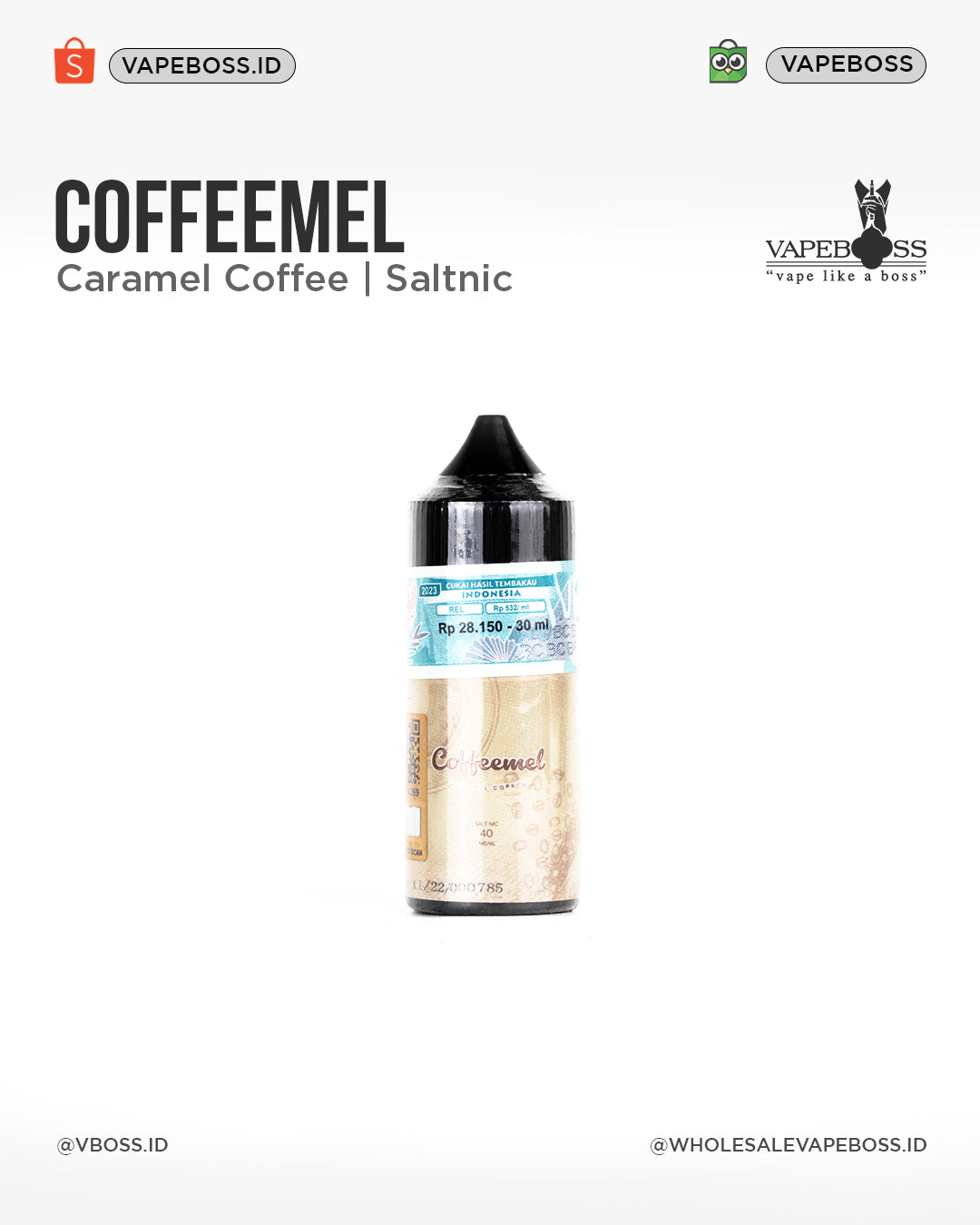 Emkay Coffeemel Caramel Coffee 60ml Liquid Freebase