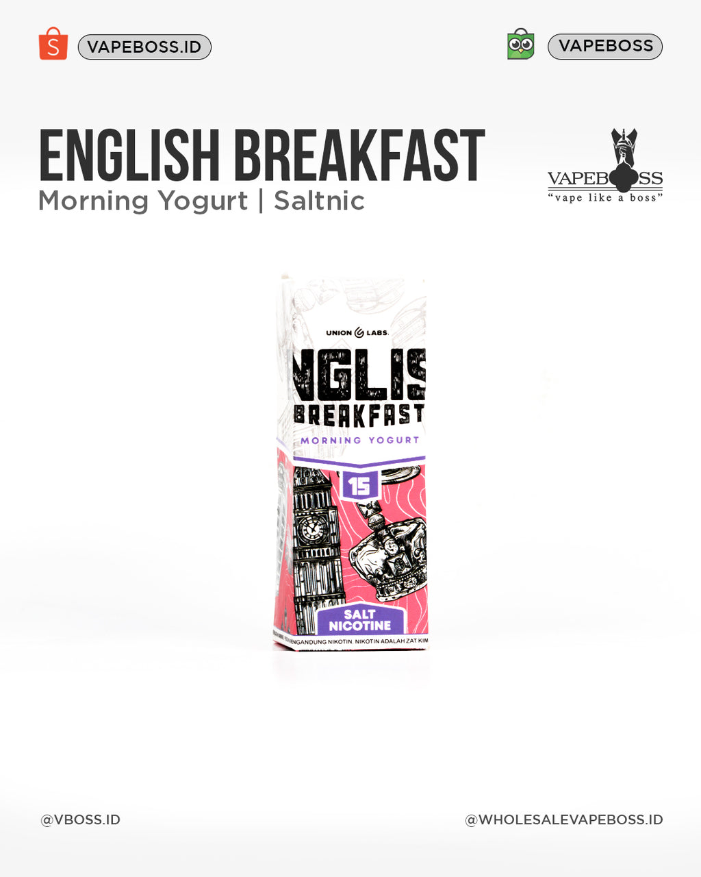 English Breakfast V5 Morning Yoghurt 30ml by Unionlabs